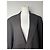 Blazer in lana a righe da uomo vintage Courreges M/L grigio - vista 14