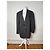 Blazer in lana a righe da uomo vintage Courreges M/L grigio - vista 2