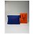 Borsa cosmetica in tela vintage Hermès blu - vista 2
