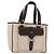 Bulgari Borsa Bvlgari Logomania in tela Beige