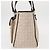 Bulgari Borsa Bvlgari Logomania in tela Beige - vista 3