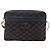 Céline Borsa a spalla Celine C Macadam in suede Blu navy