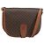 Céline Borsa a Spalla Celine Macadam in Pelle PVC Marrone