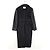 Autre Marque Cappotto in cotone nero - vista 3
