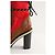 Tommy Hilfiger Botas Vermelhas com Cadena - vista 5