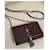 Yves Saint Laurent Sac Saint Laurent Kate Monogram à Frange Bordeaux  - vue 2