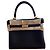 Borsa a mano Hermès Kelly 25 in pelle nera Nero