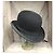 Autre Marque Cappello Bombetta Maison Tirard Nero in Feltro - vista 4
