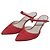 Autre Marque Suede Mule Sandalen FOXEY POPPY Rot