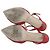 Autre Marque Suede Mule Sandalen FOXEY POPPY Rot - Ansicht 3