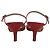 Autre Marque Suede Mule Sandalen FOXEY POPPY Rot - Ansicht 5