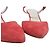 Autre Marque Suede Mule Sandalen FOXEY POPPY Rot - Ansicht 7