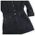 Autre Marque Vestido Mini de Denim Tamu Haikure Negro - vista 4