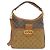 Borsa hobo Dauphine MM M45195 in monogramma Louis Vuitton Marrone