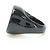 Anello in plastica bicolore Chanel Nero Bianco - vista 3