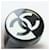 Anello in plastica bicolore Chanel Nero Bianco - vista 8