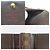 Billetera bi-fold Damier Ebene Louis Vuitton Castaño - vista 7