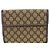 Céline Billetera bi-fold Celine Macadam Beige Marrón oscuro - vista 2