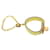 Charm de bolso Hermès Kelly Glove Holder Plata Amarillo  - vista 4