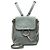 Mochila Faye média em couro de bezerro e camurça azul Chloé - vista 8