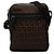 Fendi Brauner Zucchino Canvas Umhängetasche Dunkelbraun