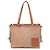 LOEWE Kleine Braune Canvas-Tote Beige