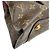 Borsa Olympe Louis Vuitton in pelle bordeaux e marrone Bordò - vista 4