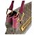 Borsa Olympe Louis Vuitton in pelle bordeaux e marrone Bordò - vista 9