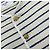 Céline Giacca Rigata in Cotone e Lino Crema Navy Beige - vista 4