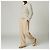 Céline Giacca Rigata in Cotone e Lino Crema Navy Beige - vista 7