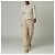 Céline Giacca Rigata in Cotone e Lino Crema Navy Beige - vista 9