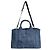 Borsa Tote Canapa Prada in denim blu - vista 2