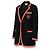 Blazer Gucci con bordado de escudo negro de viscosa - vista 2