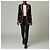 Blazer Gucci con bordado de escudo negro de viscosa - vista 4