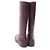 Botas The Row de piel rojo oscuro Burdeos - vista 4
