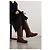 Botas The Row de piel rojo oscuro Burdeos - vista 7