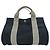 Hermès Cannes PM Canvas Tote Bag Schwarz