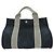 Hermès Cannes PM Canvas Tote Bag Schwarz - Ansicht 4