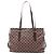 Borsa Tote Chelsea Damier Ebene Louis Vuitton Marrone