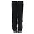 Timeless Botas Largas de Terciopelo COCO Mark de Chanel Negro - vista 5