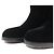 Timeless Botas Largas de Terciopelo COCO Mark de Chanel Negro - vista 7