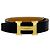 Cintura Hermès Constance in Nero e Oro D'oro