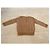 Autre Marque Pull C.T. Plage Camel Mohair Nylon und Waschbär Größe 38 - 40 Beige - Ansicht 12
