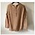 Autre Marque Pull C.T. Plage Camel Mohair Nylon und Waschbär Größe 38 - 40 Beige - Ansicht 2