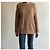 Autre Marque Pull C.T. Plage Camel Mohair Nylon und Waschbär Größe 38 - 40 Beige - Ansicht 3