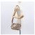 PRADA Borsa a Mano in Pelle 2 in 1 Beige Oro Auth ka1158 D'oro - vista 29