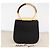 Borsa a mano Gancini in pelle nera e oro Salvatore Ferragamo Auth 159266V Nero D'oro - vista 23