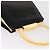 Borsa a mano Gancini in pelle nera e oro Salvatore Ferragamo Auth 159266V Nero D'oro - vista 8