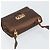 Borsa a Spalla Gancini in Pelle Bronzo Oro Auth 157128 di Salvatore Ferragamo - vista 6