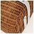 Borsa a Mano Gancini Salvatore Ferragamo Rattan Beige Argento Auth 159168V - vista 10